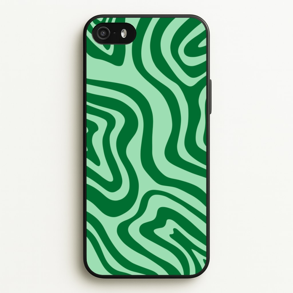 Green Abstract Halloween - Halloween Phone Case for iPhone 5 / 5s / SE 2016