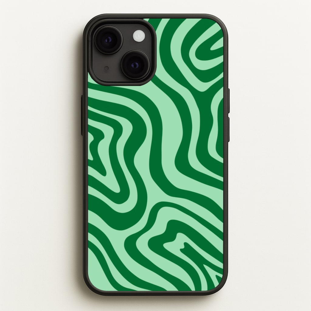 Green Abstract Halloween - Halloween Phone Case for iPhone 13