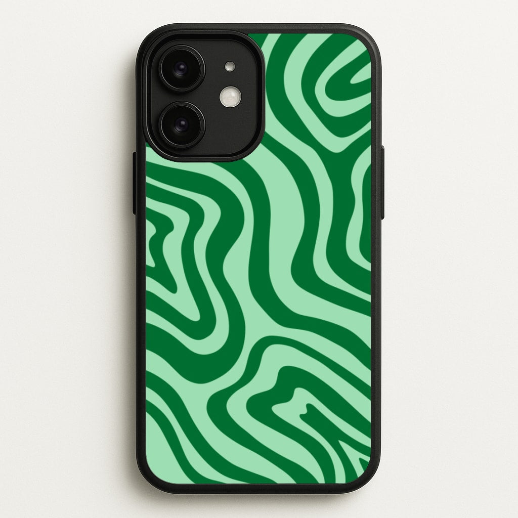 Green Abstract Halloween - Halloween Phone Case for iPhone 11