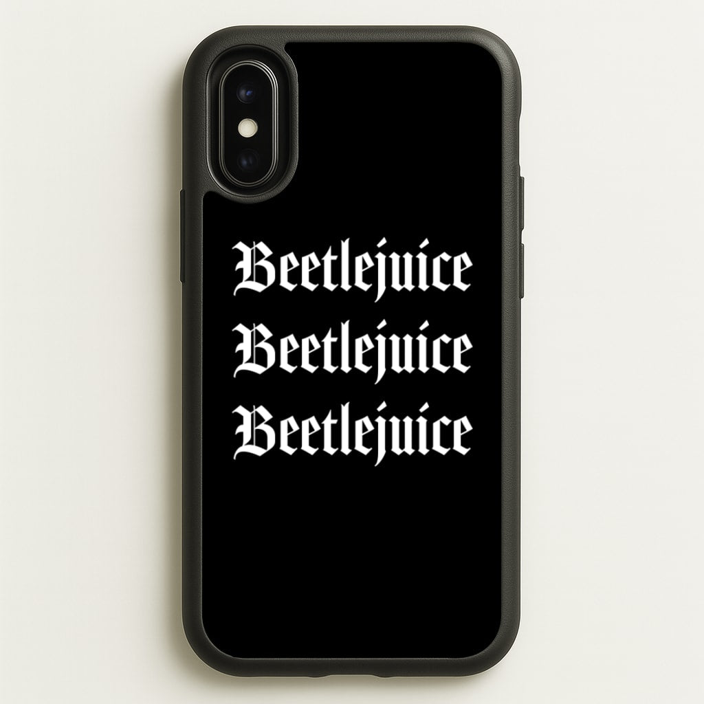 Beetle Halloween - Halloween Phone Case for iPhone X / XS