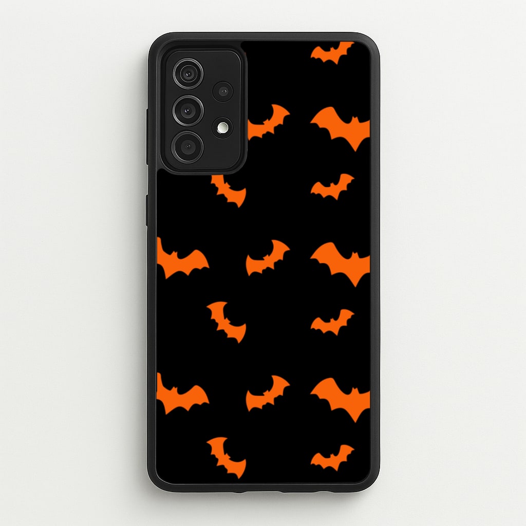 Orange Bat - Halloween Phone Case for Galaxy A52 / A52s