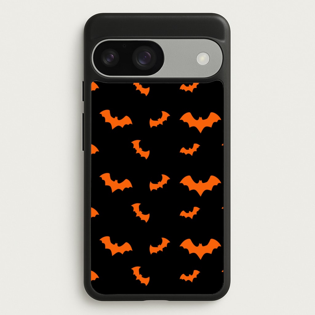 Orange Bat - Halloween Phone Case for Google Pixel 9 / 9 Pro
