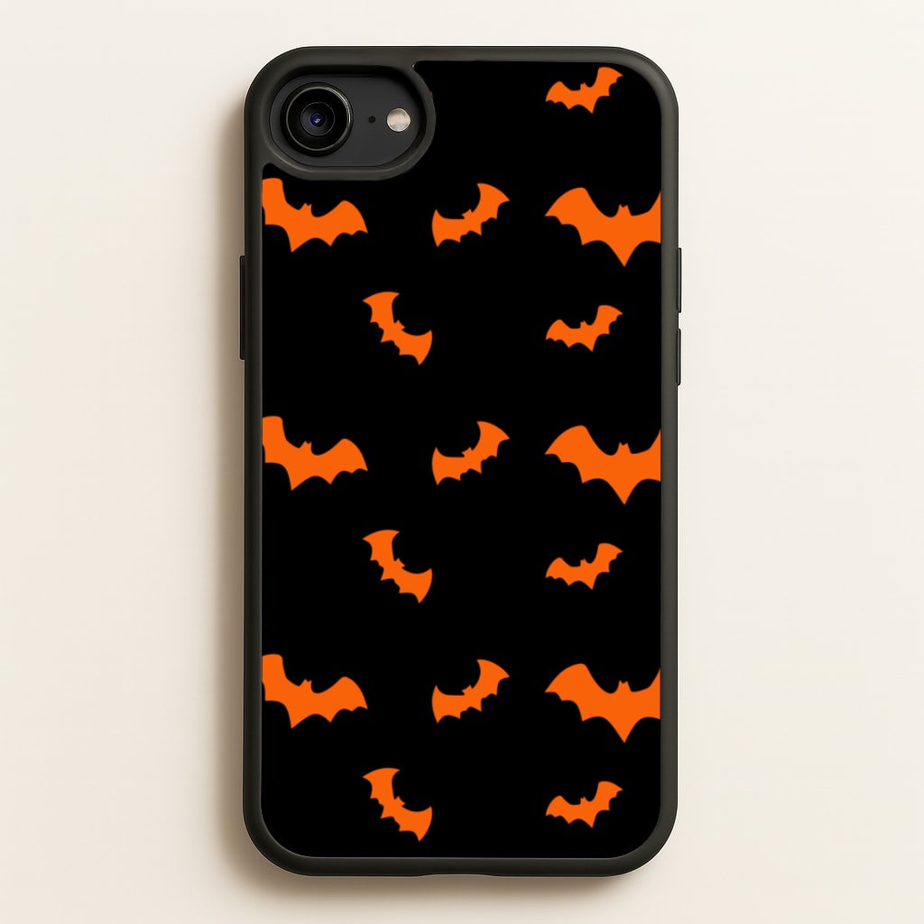 Orange Bat - Halloween Phone Case for iPhone 6 / 7 / 8 / SE