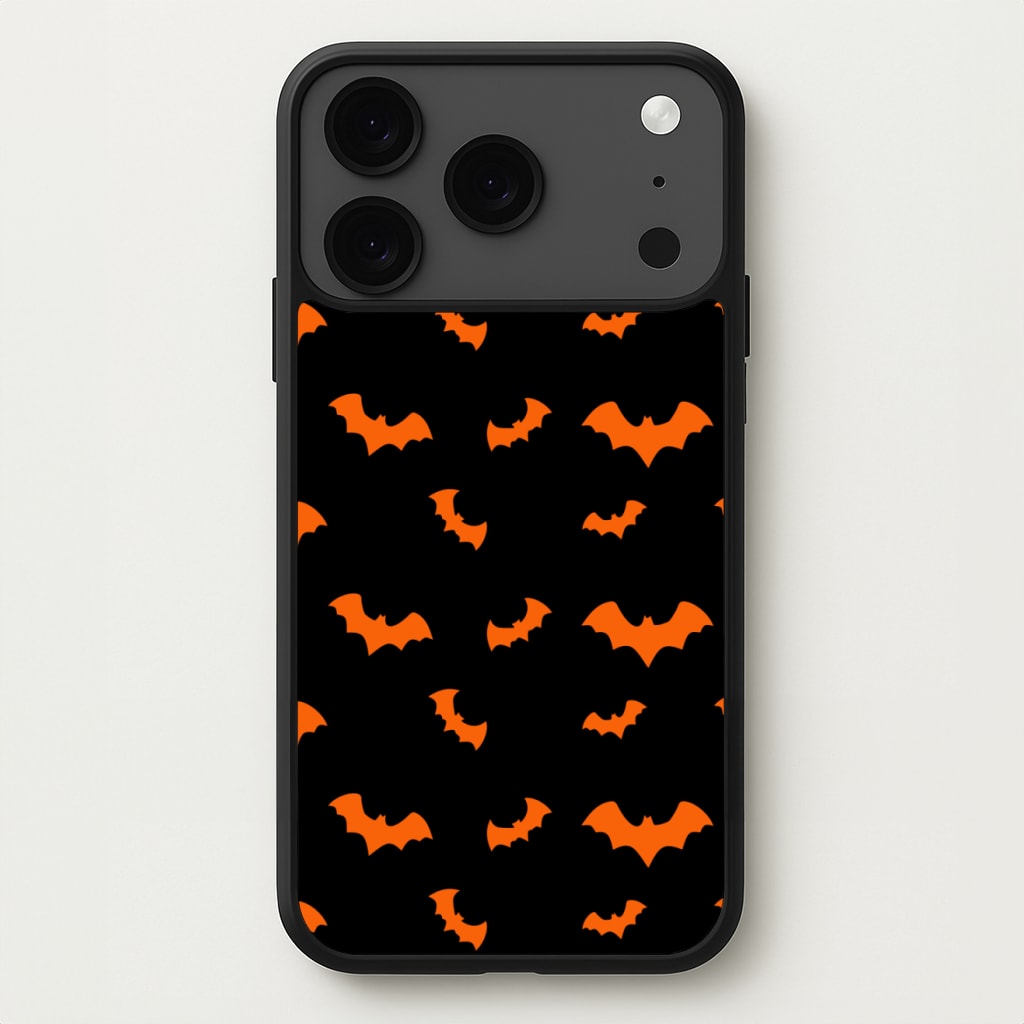 Orange Bat Phone Case for iPhone 17 Pro