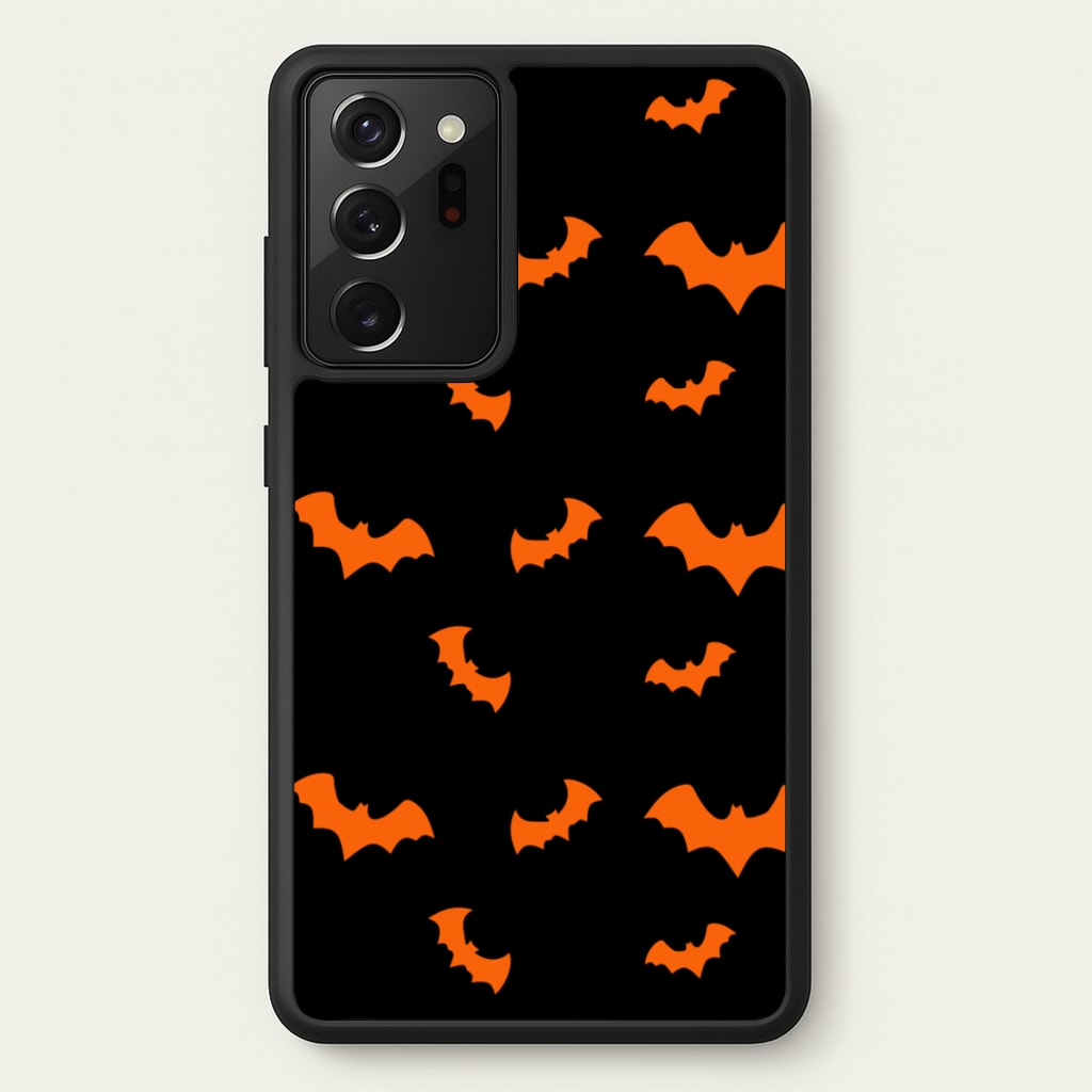 Orange Bat - Halloween Phone Case for Galaxy Note 20 Ultra