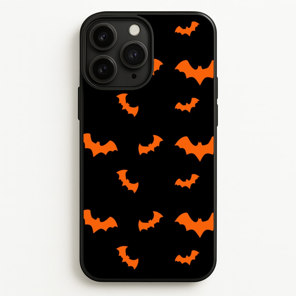 Orange Bat - Halloween Phone Case for iPhone 11 Pro