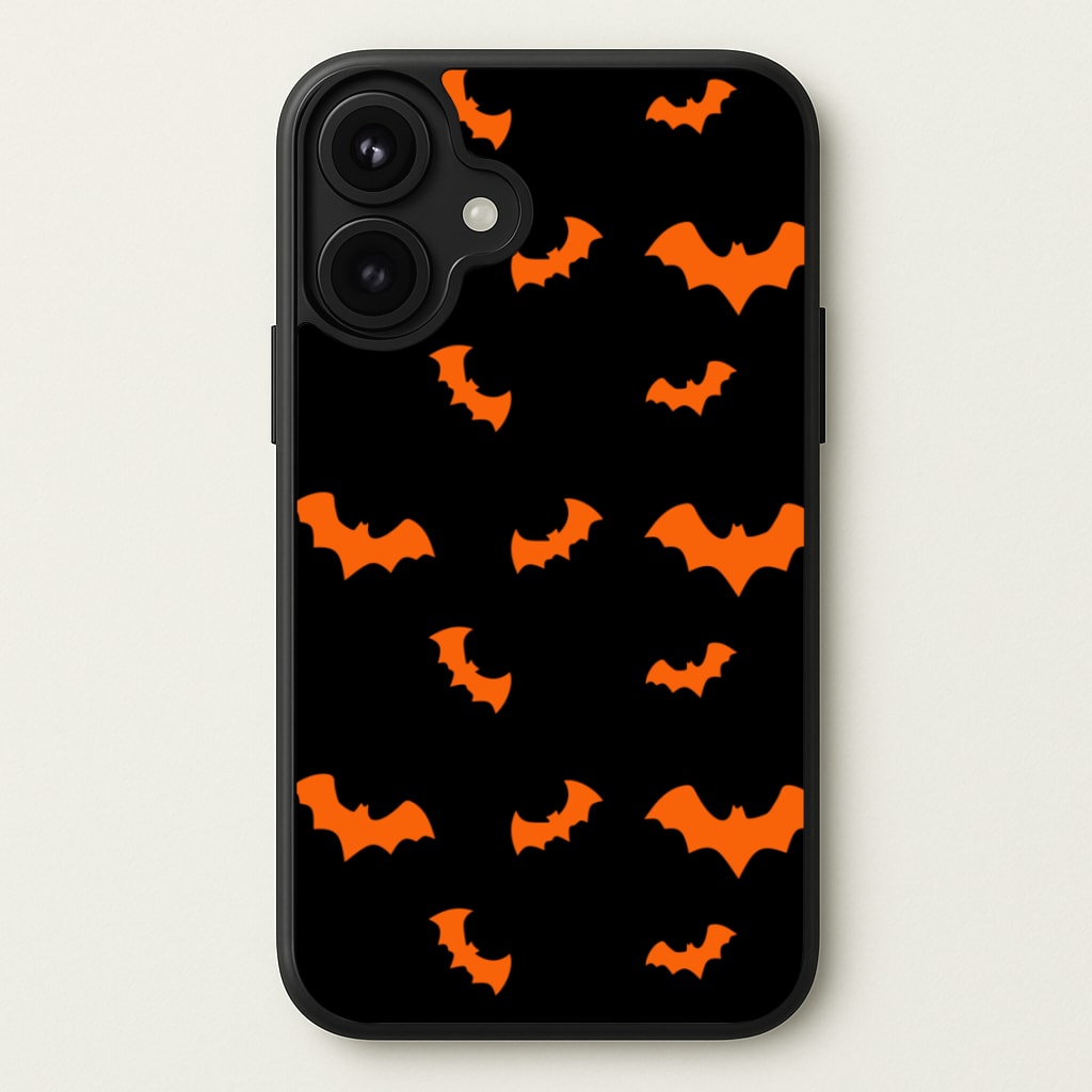 Orange Bat Phone Case for iPhone 17