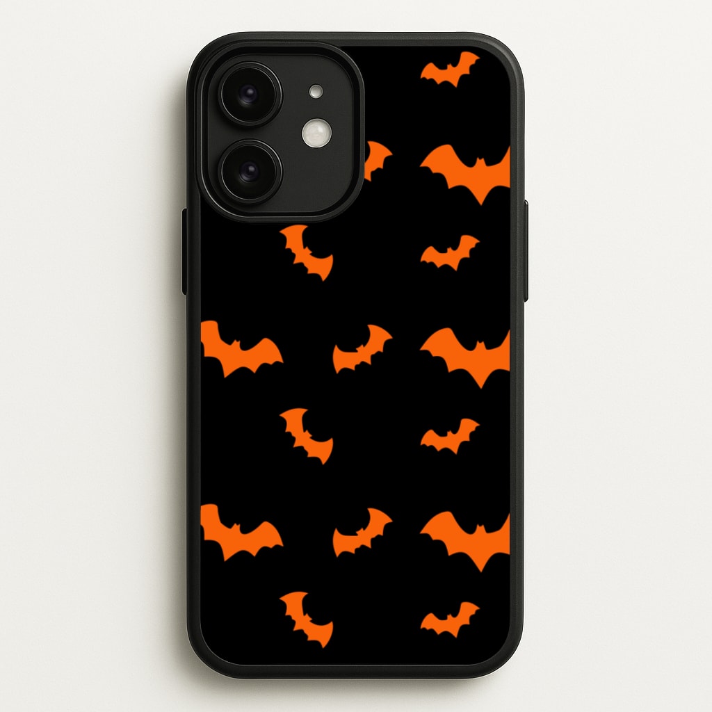 Orange Bat - Halloween Phone Case for iPhone 11