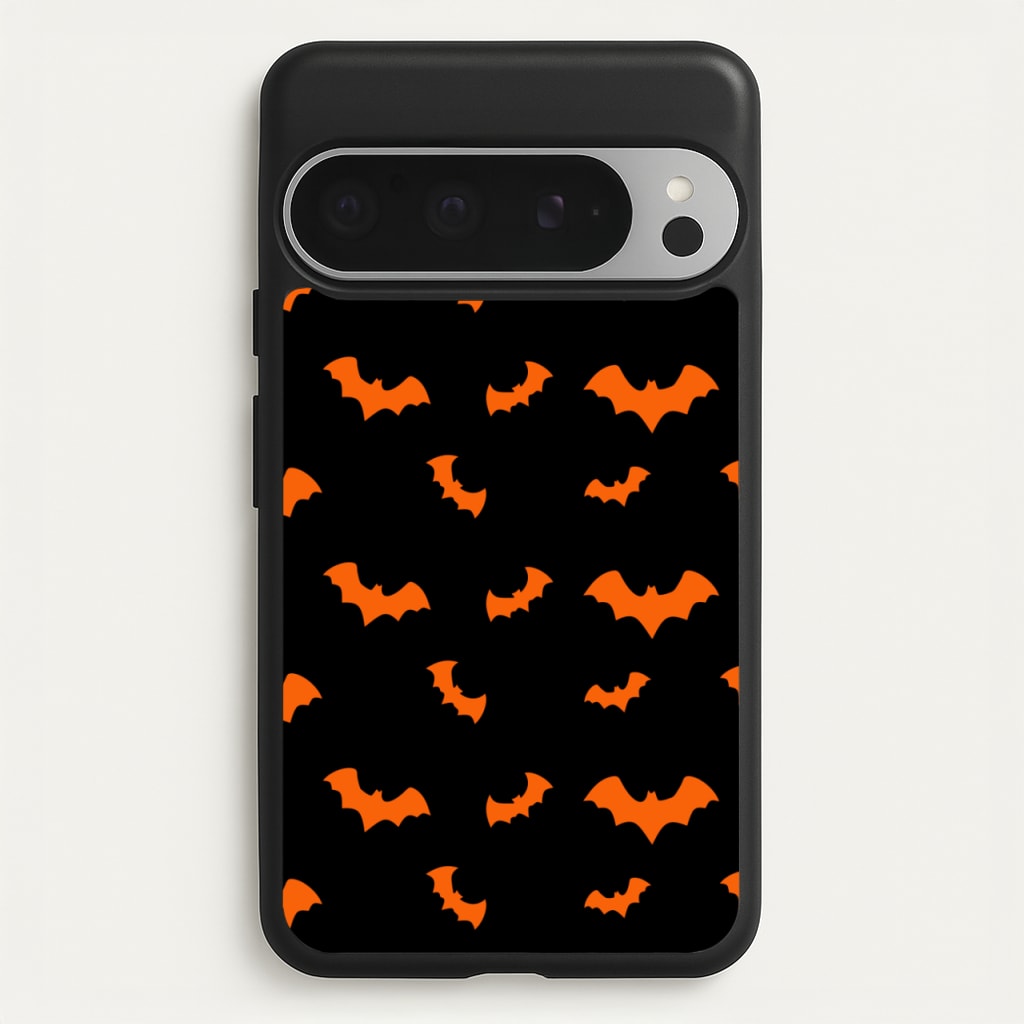Orange Bat - Halloween Phone Case for Google Pixel 9 Pro XL