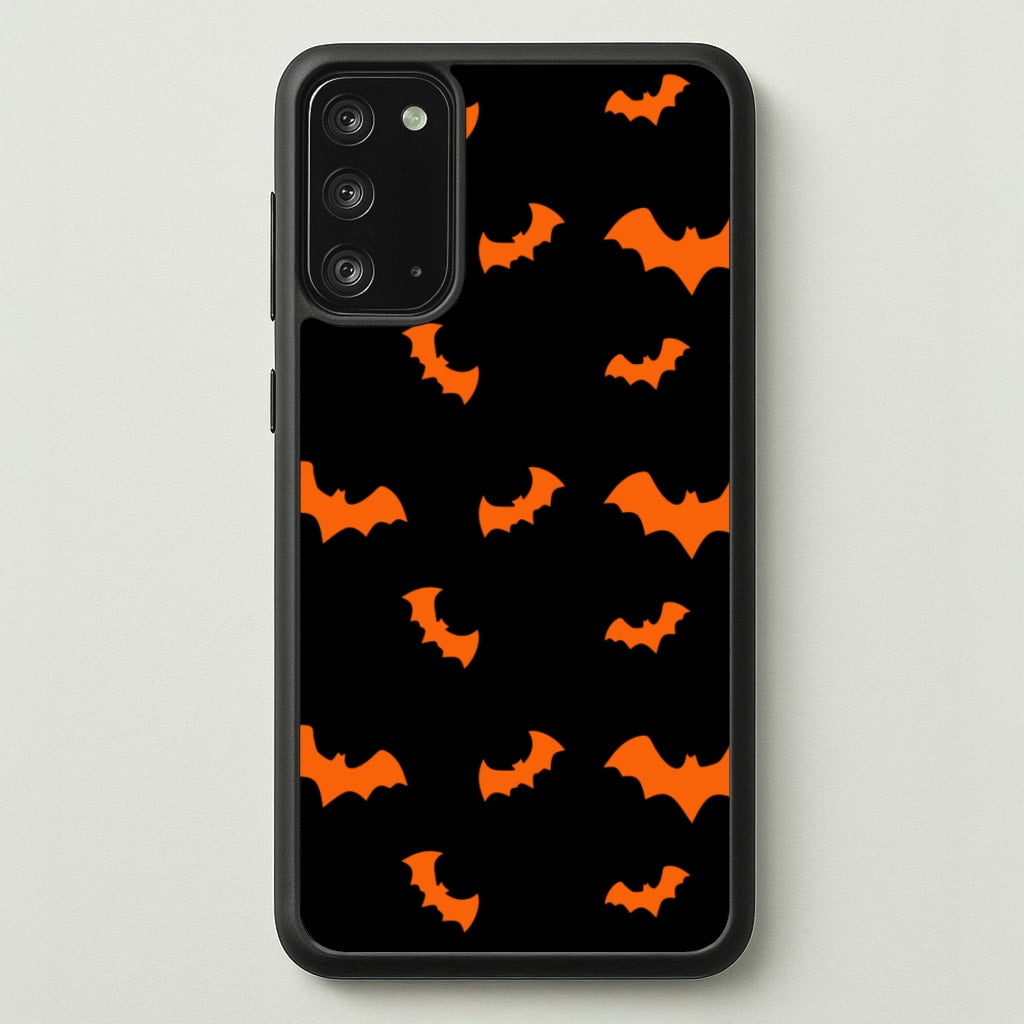Orange Bat - Halloween Phone Case for Galaxy Note 20
