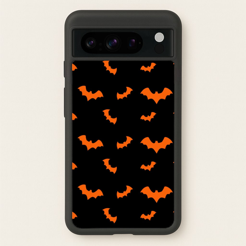 Orange Bat - Halloween Phone Case for Google Pixel 8 Pro