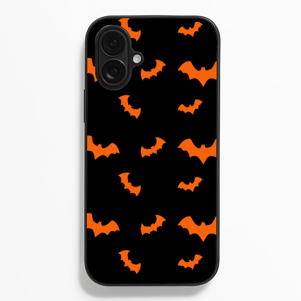 Orange Bat Phone Case