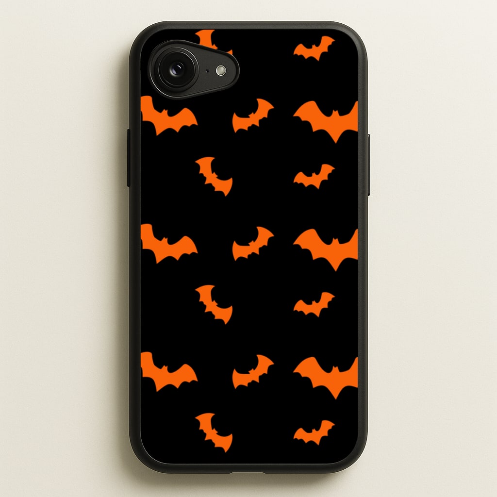 Orange Bat - Halloween Phone Case for iPhone 16e