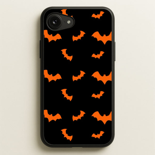 Orange Bat - Halloween Phone Case for iPhone 16e