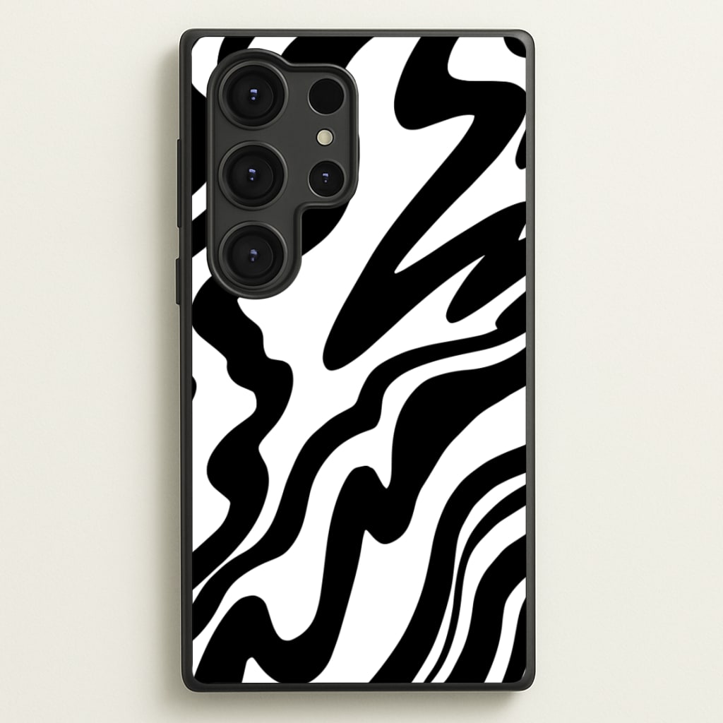 Black And White - Halloween - Halloween Phone Case for Galaxy S25 Ultra