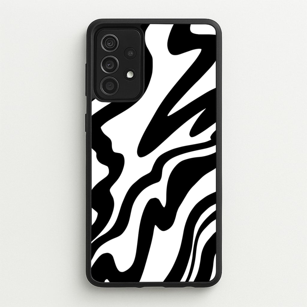 Black And White - Halloween - Halloween Phone Case for Galaxy A52 / A52s