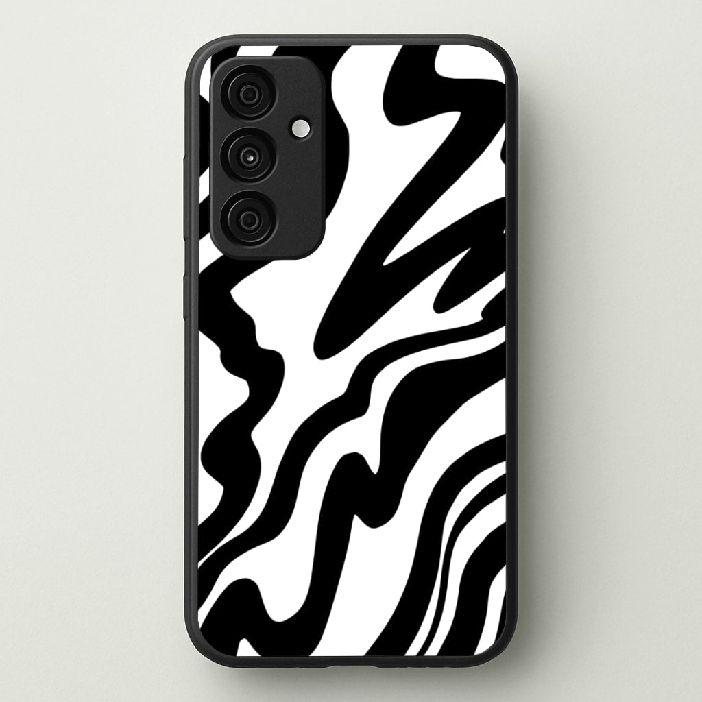 Black And White - Halloween - Halloween Phone Case for Galaxy A55