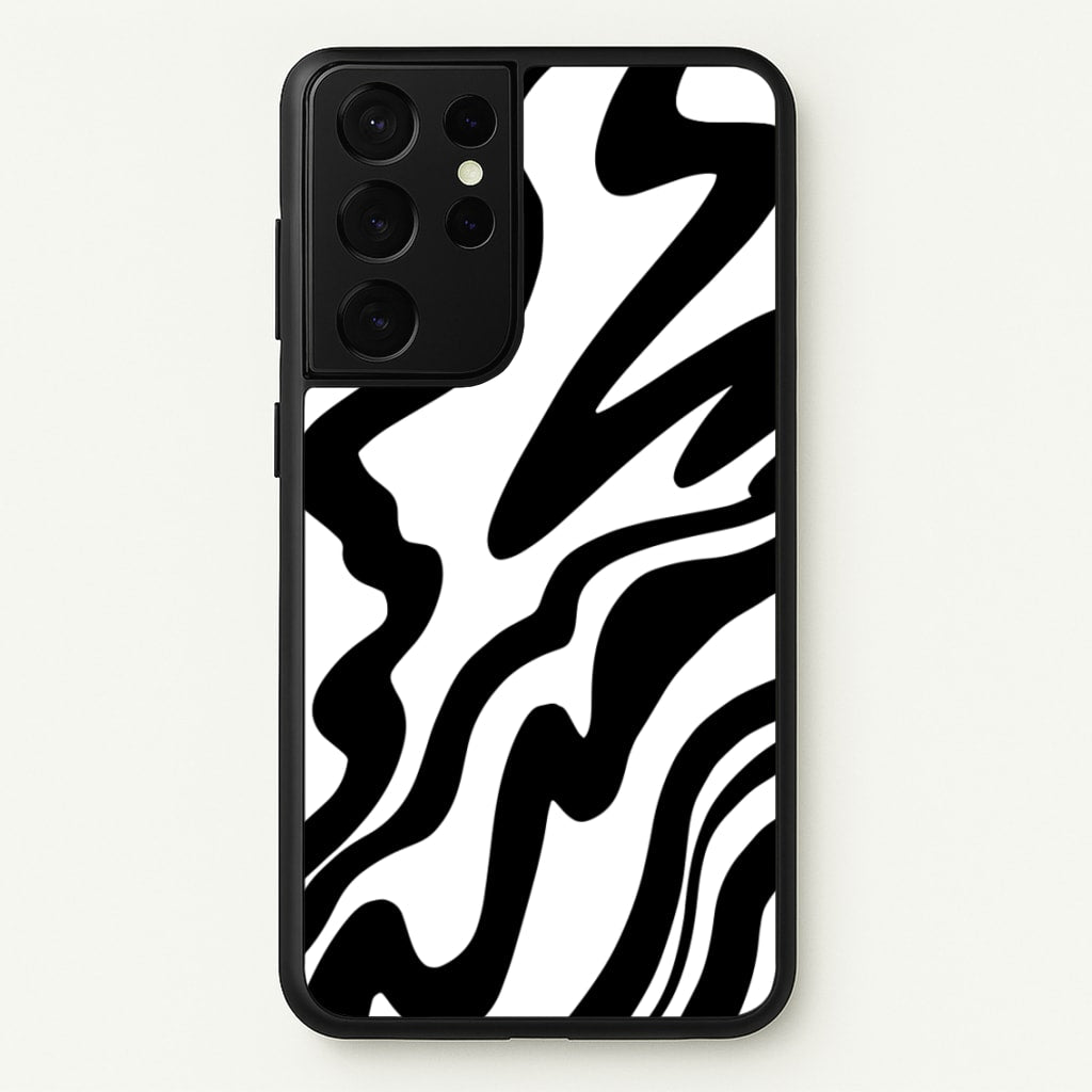 Black And White - Halloween - Halloween Phone Case for Galaxy S21 Ultra