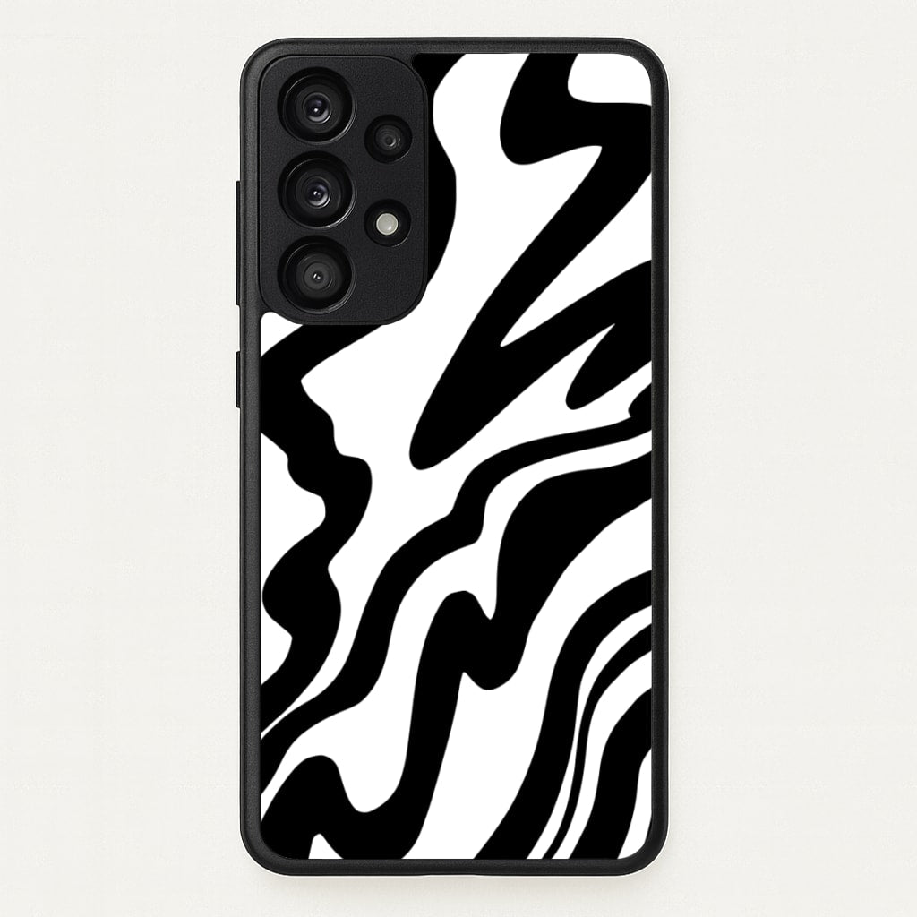 Black And White - Halloween - Halloween Phone Case for Galaxy A53