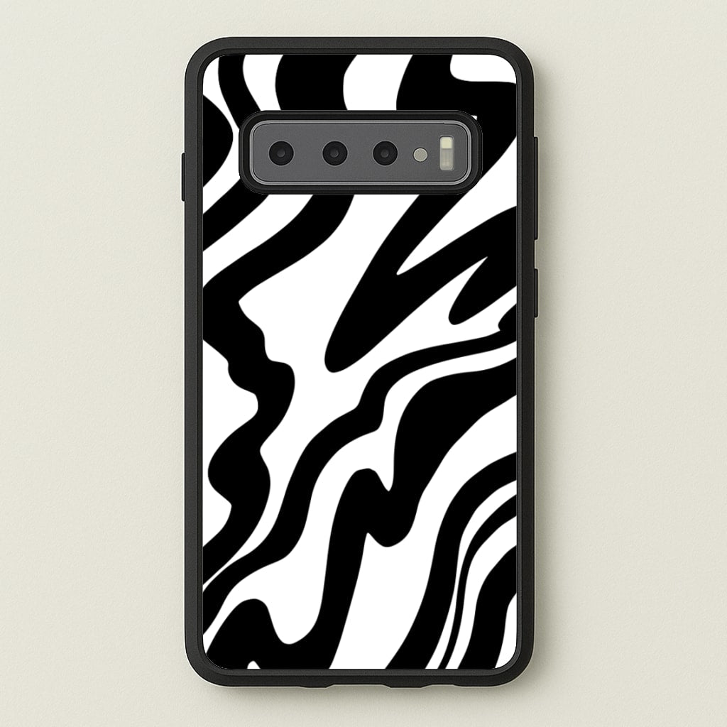 Black And White - Halloween - Halloween Phone Case for Galaxy S10 Plus