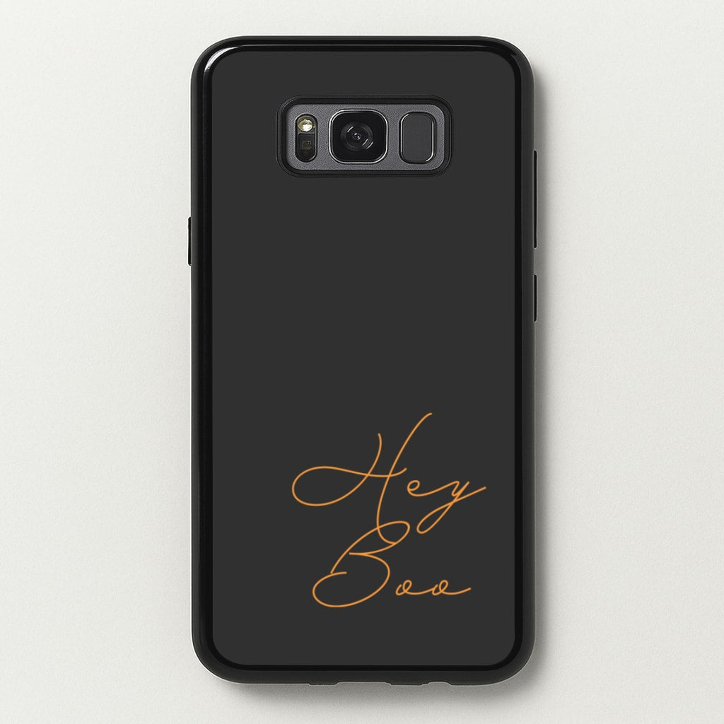 Hey Boo - Halloween - Halloween Phone Case for Galaxy S8