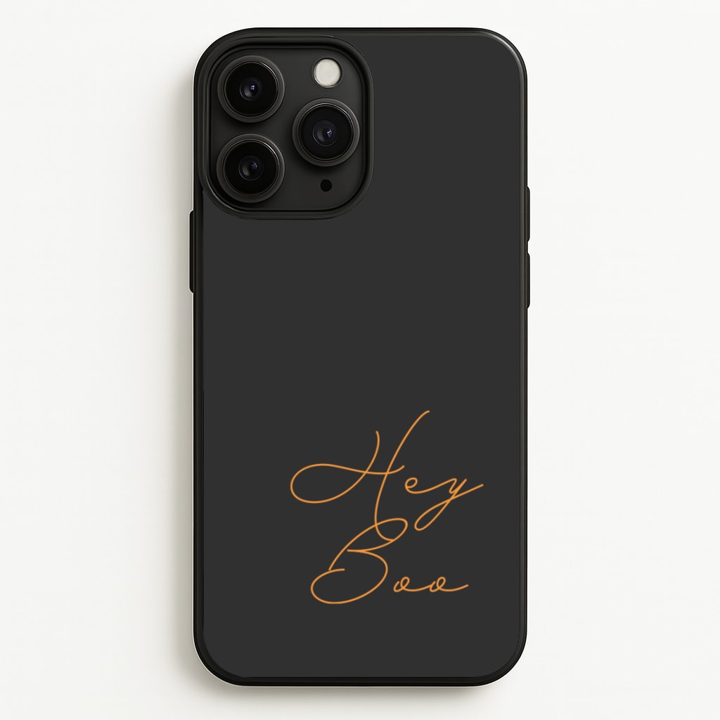 Hey Boo - Halloween - Halloween Phone Case for iPhone 11 Pro Max