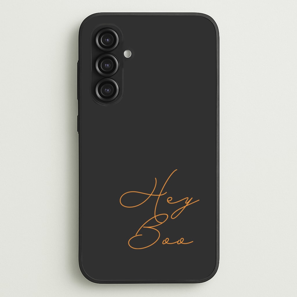 Hey Boo - Halloween - Halloween Phone Case for Galaxy S23FE