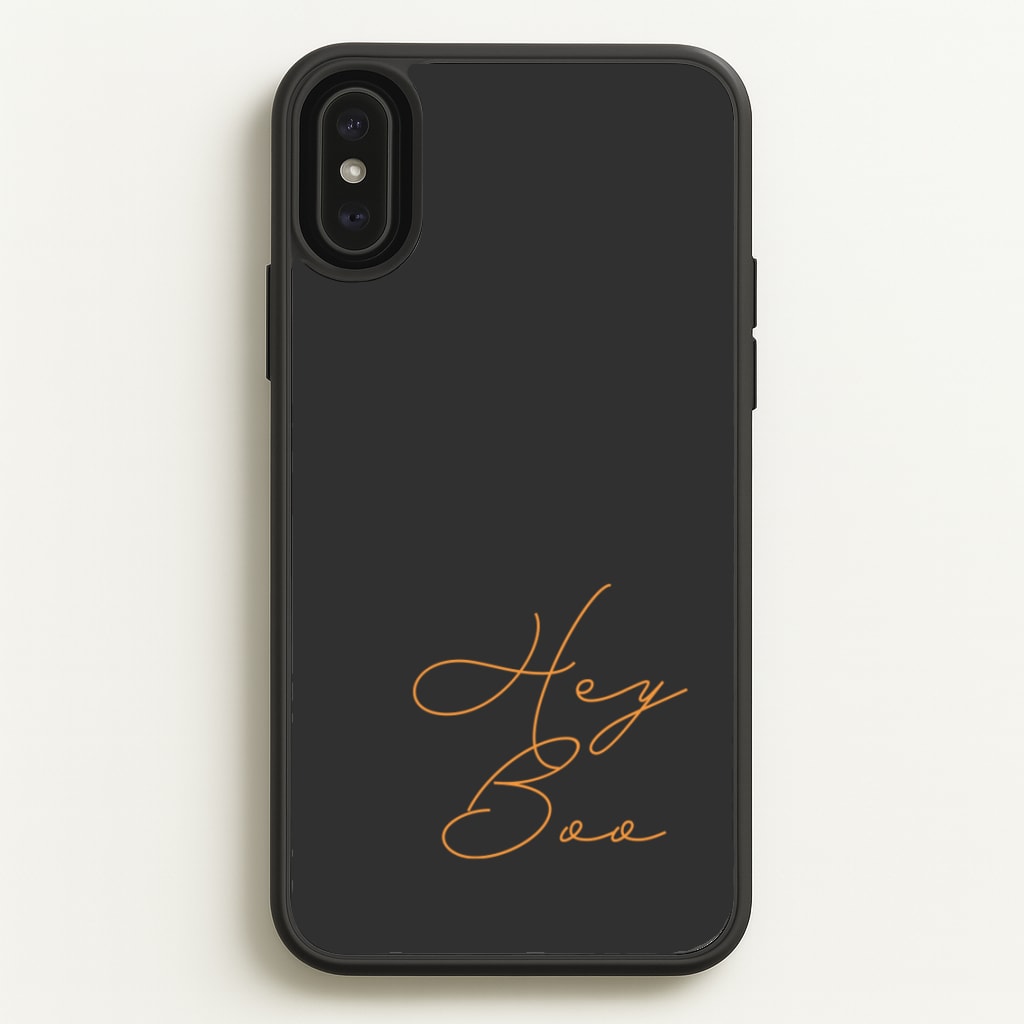 Hey Boo - Halloween - Halloween Phone Case for iPhone XS Max