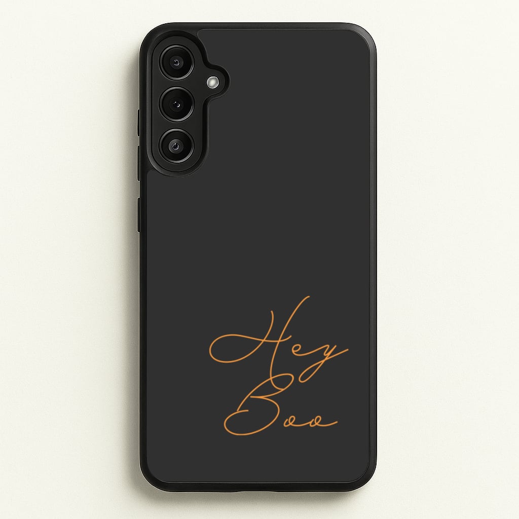 Hey Boo - Halloween - Halloween Phone Case for Galaxy A34
