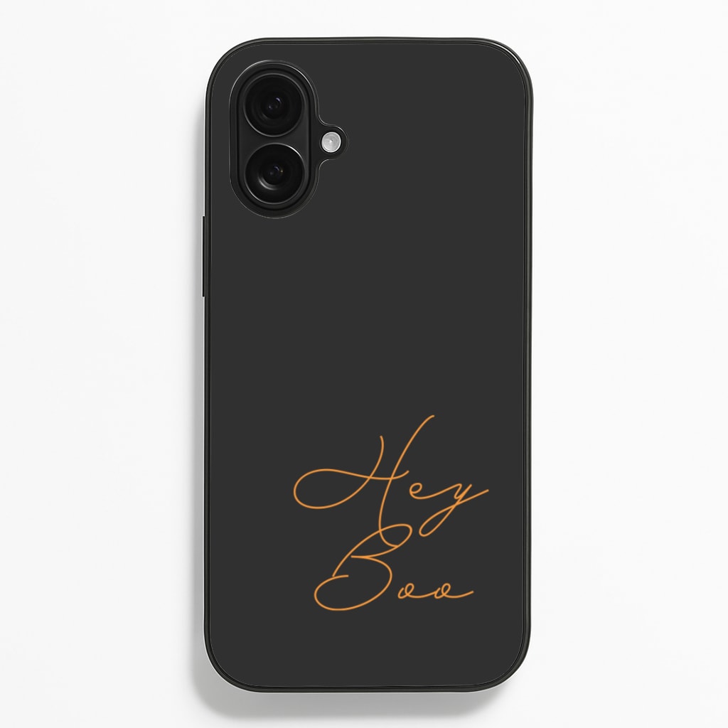Hey Boo - Halloween - Halloween Phone Case for iPhone 16 Plus