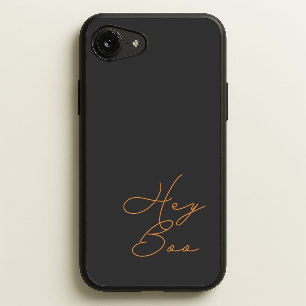Hey Boo - Halloween - Halloween Phone Case for iPhone 16e