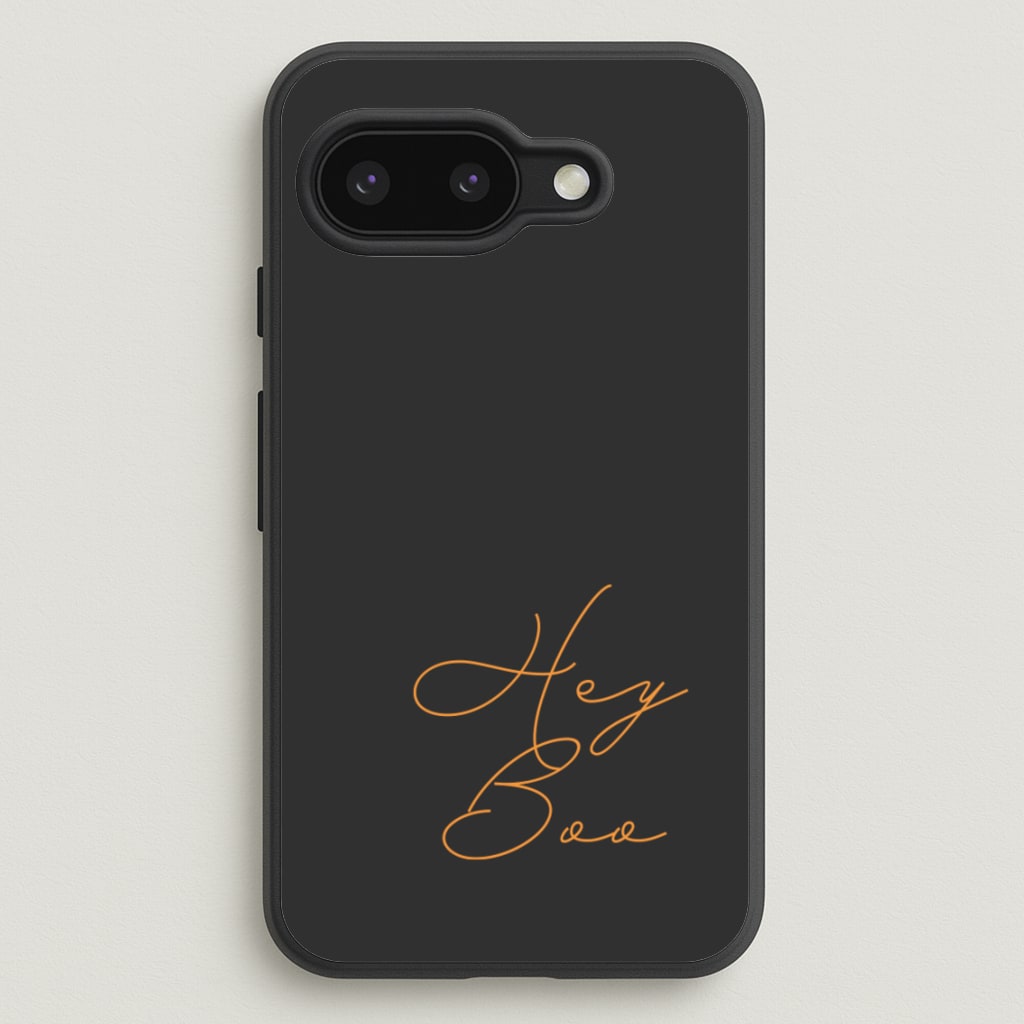 Hey Boo - Halloween - Halloween Phone Case for Google Pixel 9a