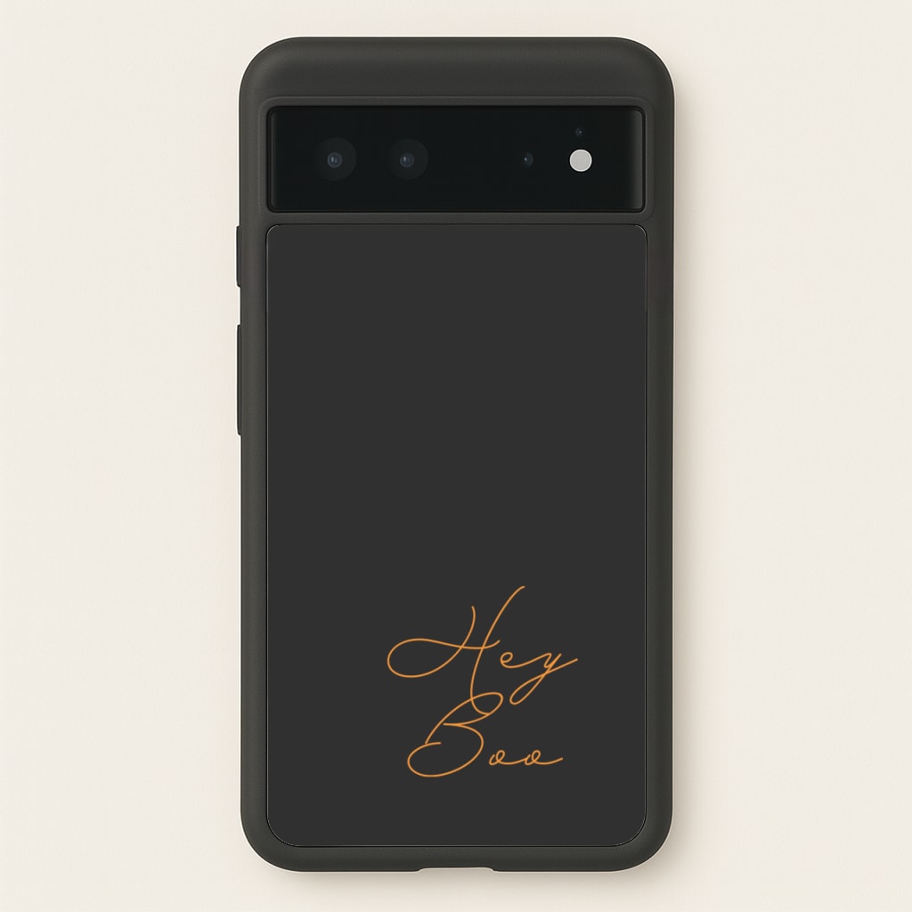 Hey Boo - Halloween - Halloween Phone Case for Google Pixel 6