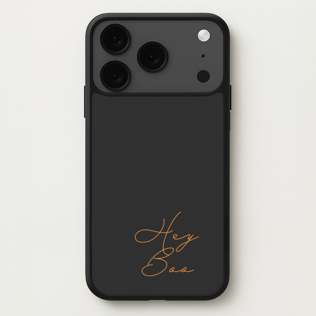 Hey Boo - Halloween Phone Case for iPhone 17 Pro