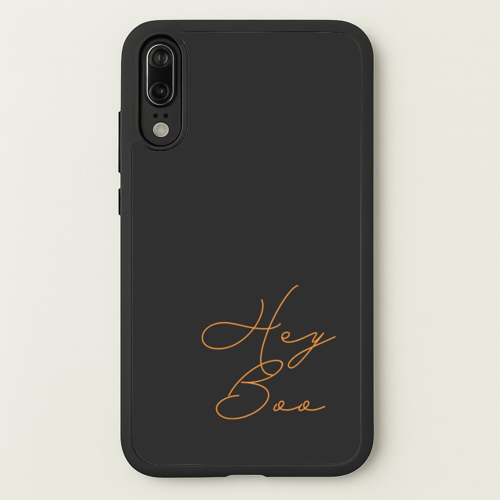 Hey Boo - Halloween - Halloween Phone Case for Huawei P20