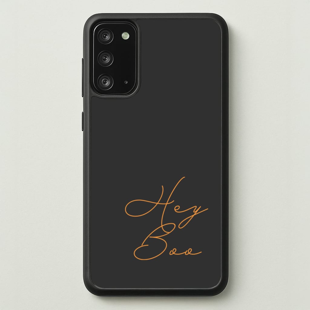 Hey Boo - Halloween - Halloween Phone Case for Galaxy Note 20