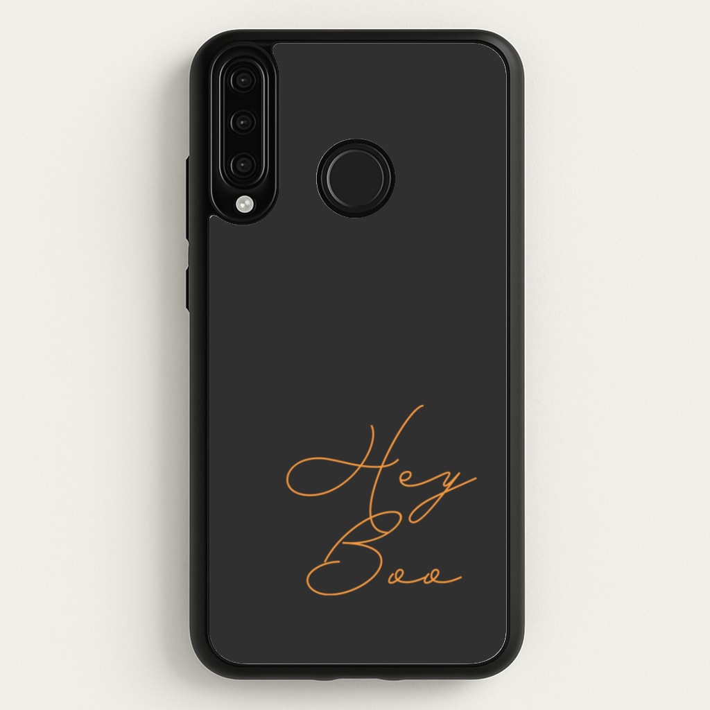Hey Boo - Halloween - Halloween Phone Case for Huawei P30 Lite