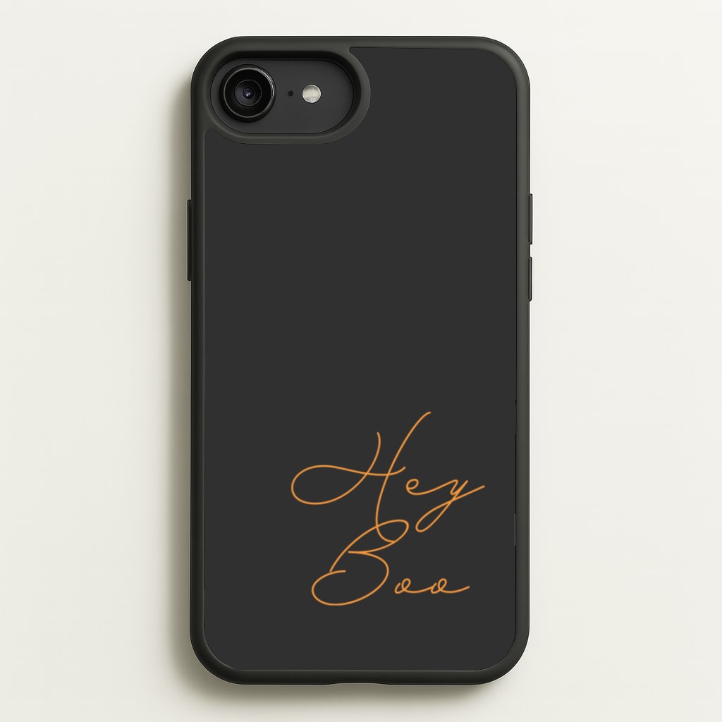 Hey Boo - Halloween - Halloween Phone Case for iPhone 6 Plus / 7 Plus / 8 Plus