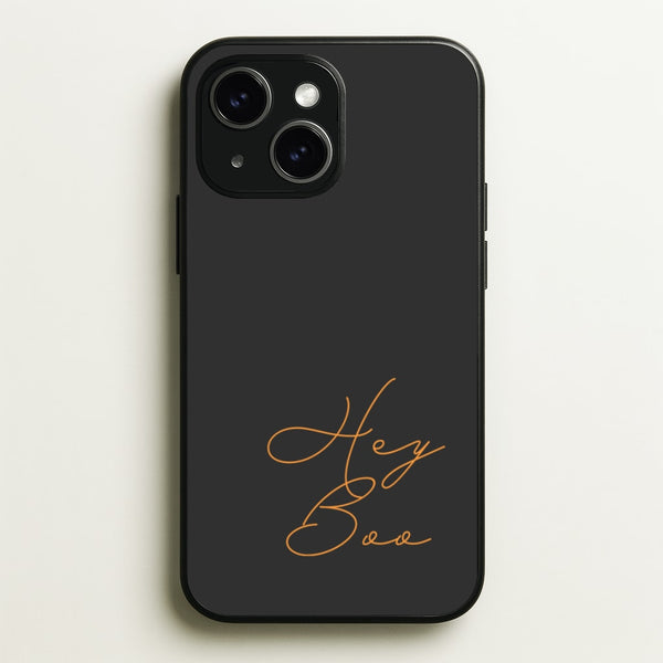 Hey Boo - Halloween - Halloween Phone Case for iPhone 14 Plus