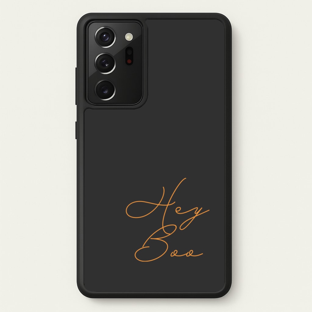 Hey Boo - Halloween - Halloween Phone Case for Galaxy Note 20 Ultra