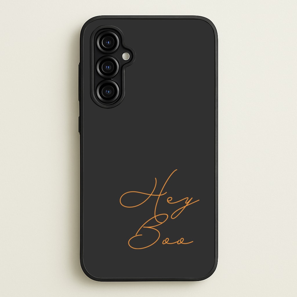 Hey Boo - Halloween - Halloween Phone Case for Galaxy A54