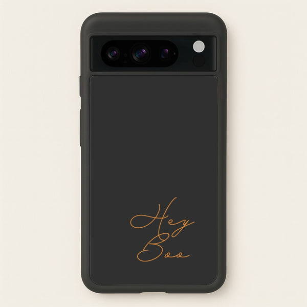 Hey Boo - Halloween - Halloween Phone Case for Google Pixel 8 Pro