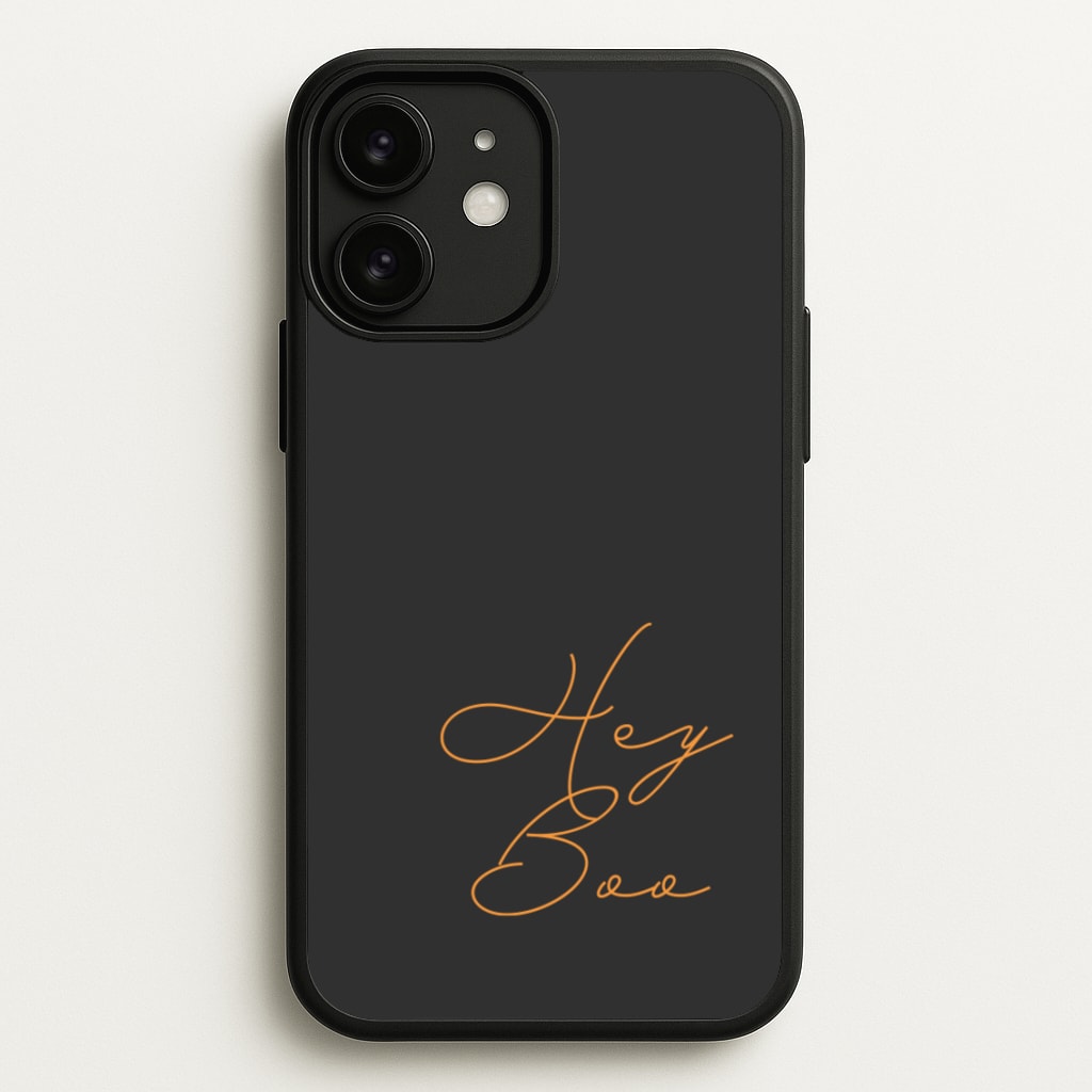 Hey Boo - Halloween - Halloween Phone Case for iPhone 11