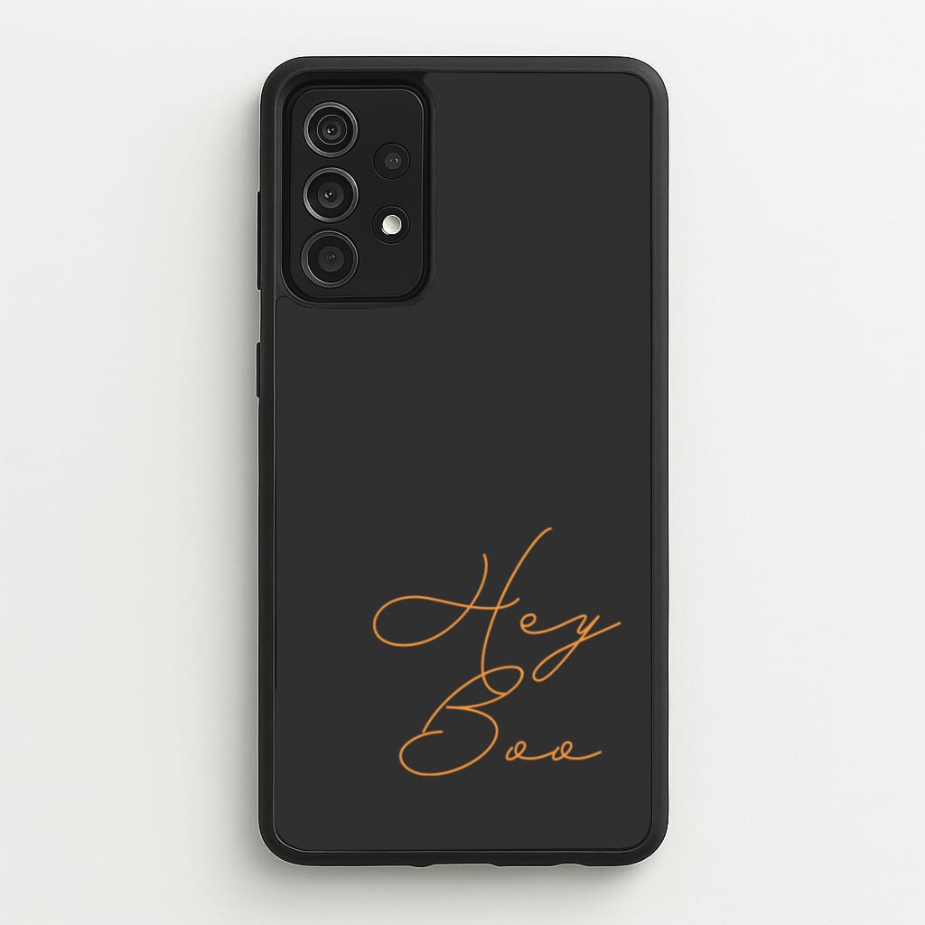 Hey Boo - Halloween - Halloween Phone Case for Galaxy A52 / A52s