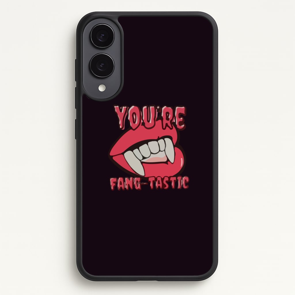 You're Fang-Tastic - Halloween - Halloween Phone Case for Galaxy S25 Edge