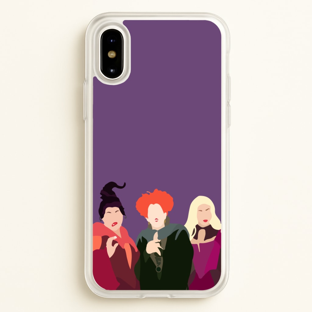Hocus Halloween Witches - Halloween - Halloween Phone Case for iPhone X / XS