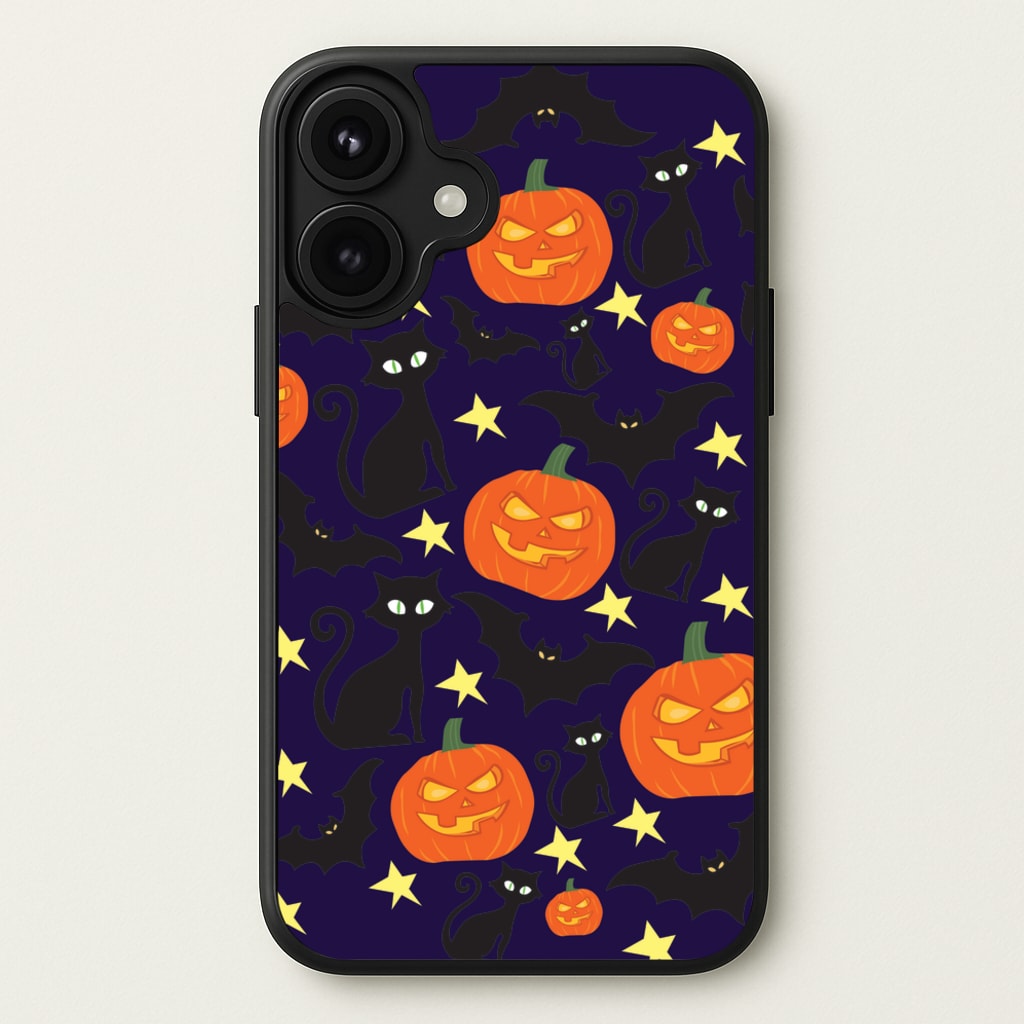 Pumpkin And Cats - Halloween Phone Case for iPhone 17