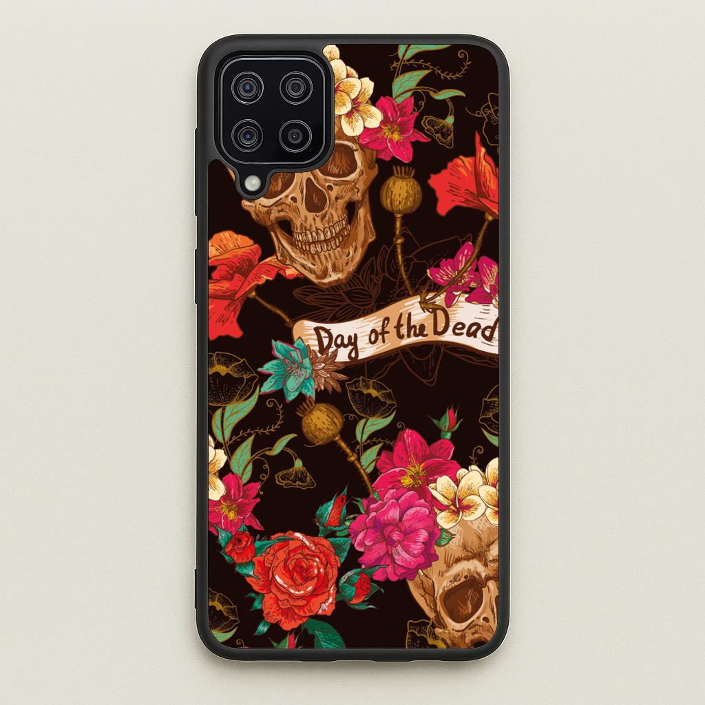 Day Of The Dead - Halloween - Halloween Phone Case for Galaxy A12