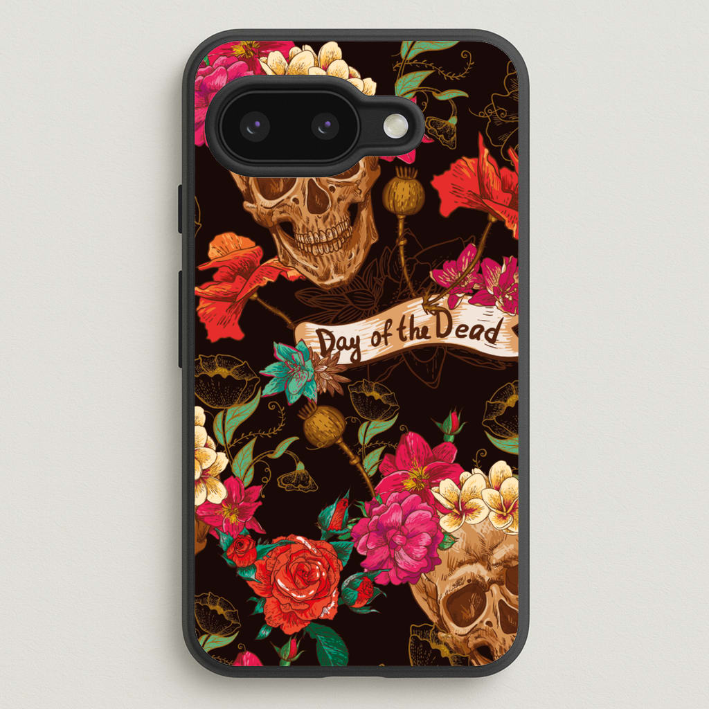 Day Of The Dead - Halloween - Halloween Phone Case for Google Pixel 9a