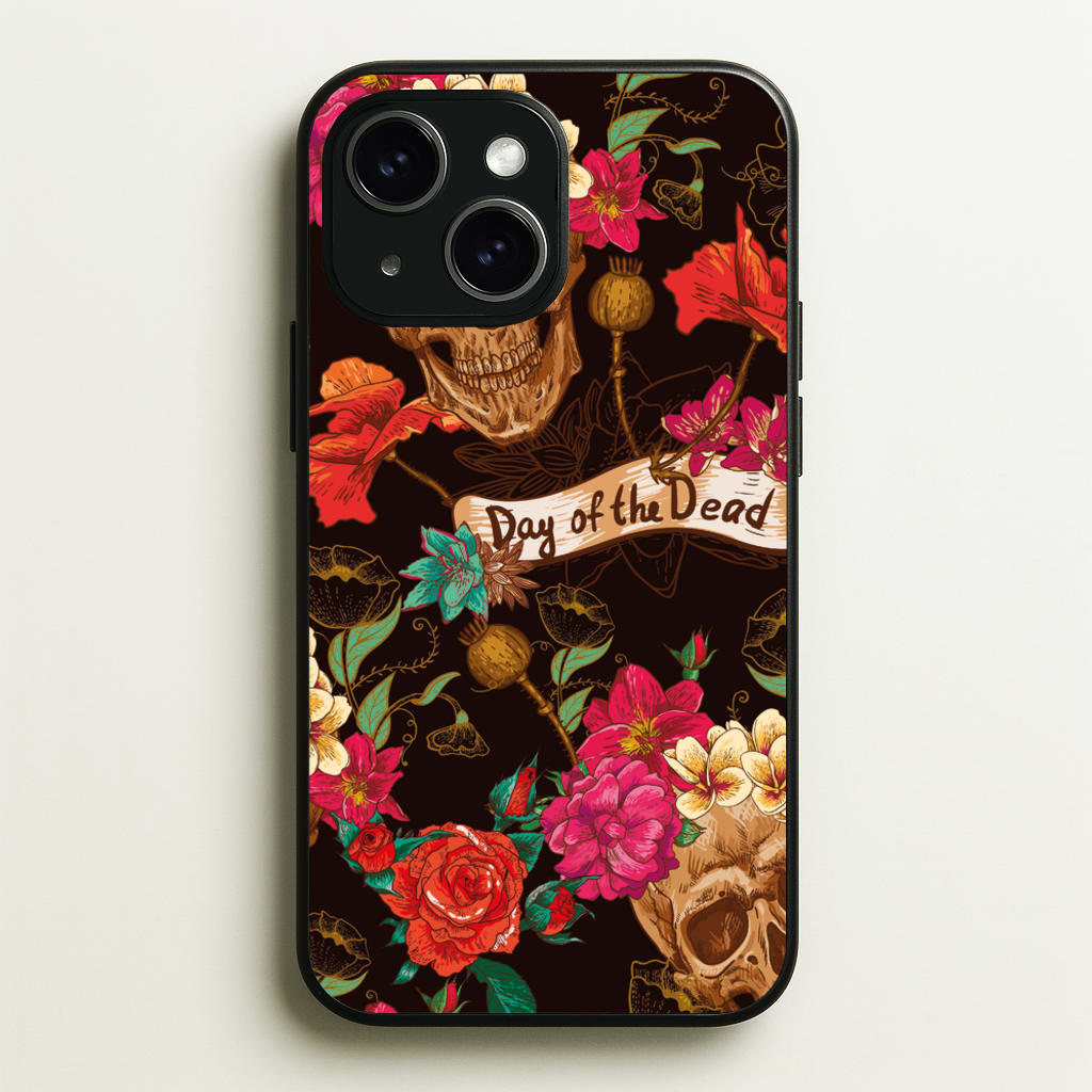 Day Of The Dead - Halloween - Halloween Phone Case for iPhone 15 Plus